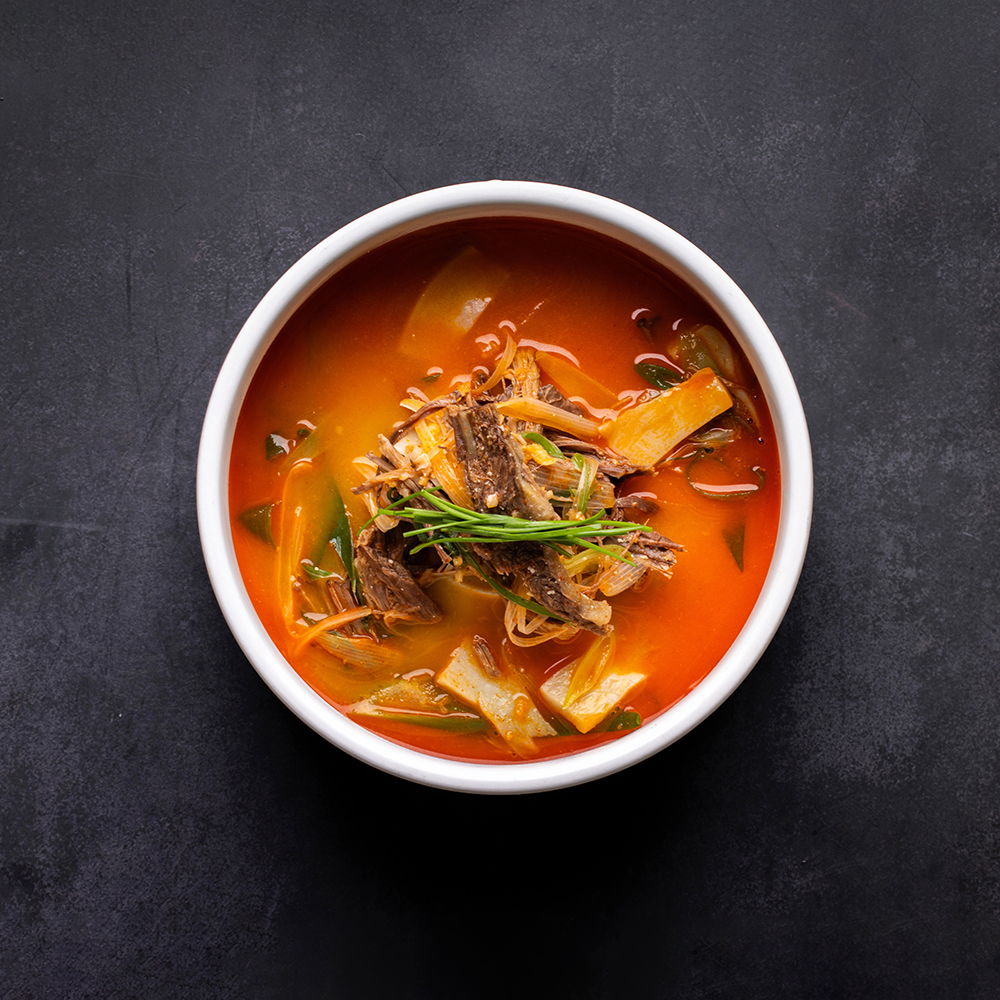 Hanwoo beef and rice soup