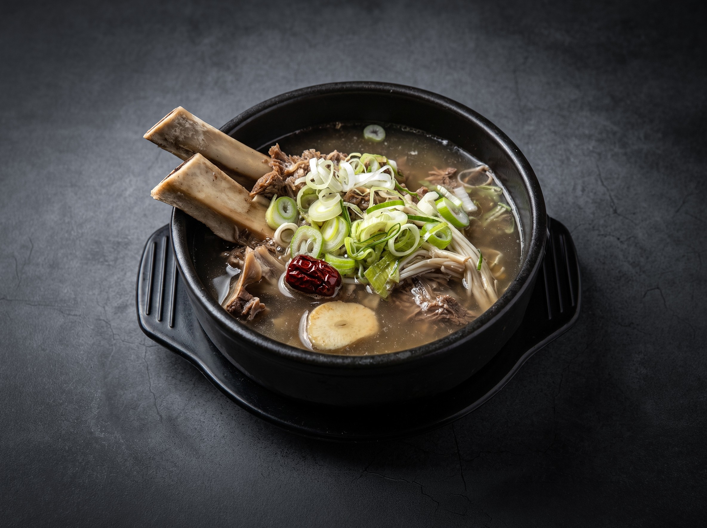Large beef rib soup