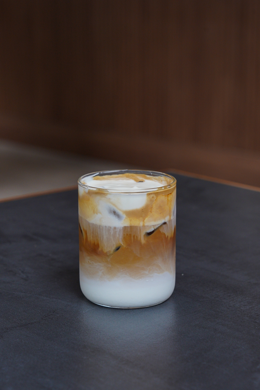 Condensed-milk cream latte
